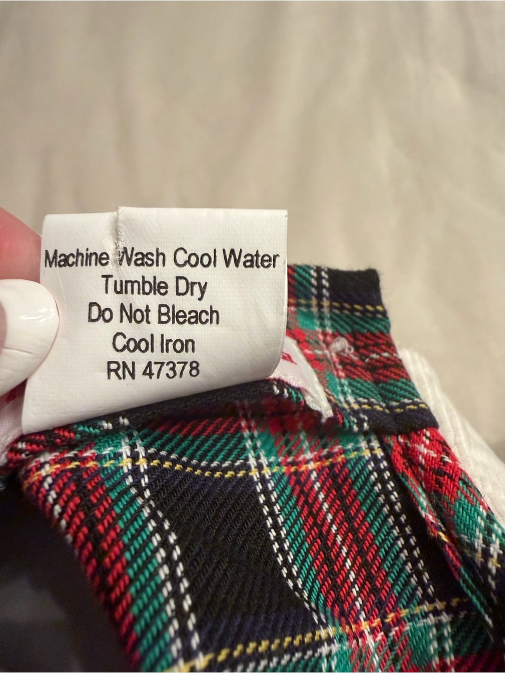 VTG! House of Hatten Plaid Smocked Holiday Dress w/ Peter Pan Collar, sz 2T - Picture 5 of 10